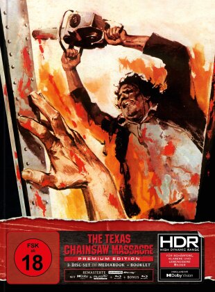 The Texas Chainsaw Massacre (1974) (Französisches Cover, Cover A, Limited Edition, Mediabook, 4K Ultra HD + 2 Blu-rays)