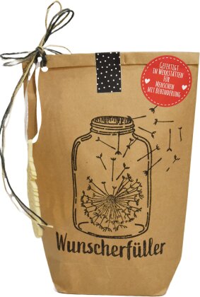 Wundertüte. Wunscherfüller Pusteblume