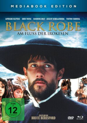 Black Robe - Am Fluss der Irokesen (1991) (Limited Edition, Mediabook, Neuauflage, Blu-ray + DVD)