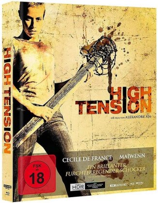 High Tension (2003) (Cover Exklusiv, Édition Limitée, Mediabook, Uncut, 4K Ultra HD + 2 Blu-ray)
