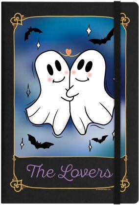 Ghost Tarot: The Lovers - A5 Hard Cover Notebook