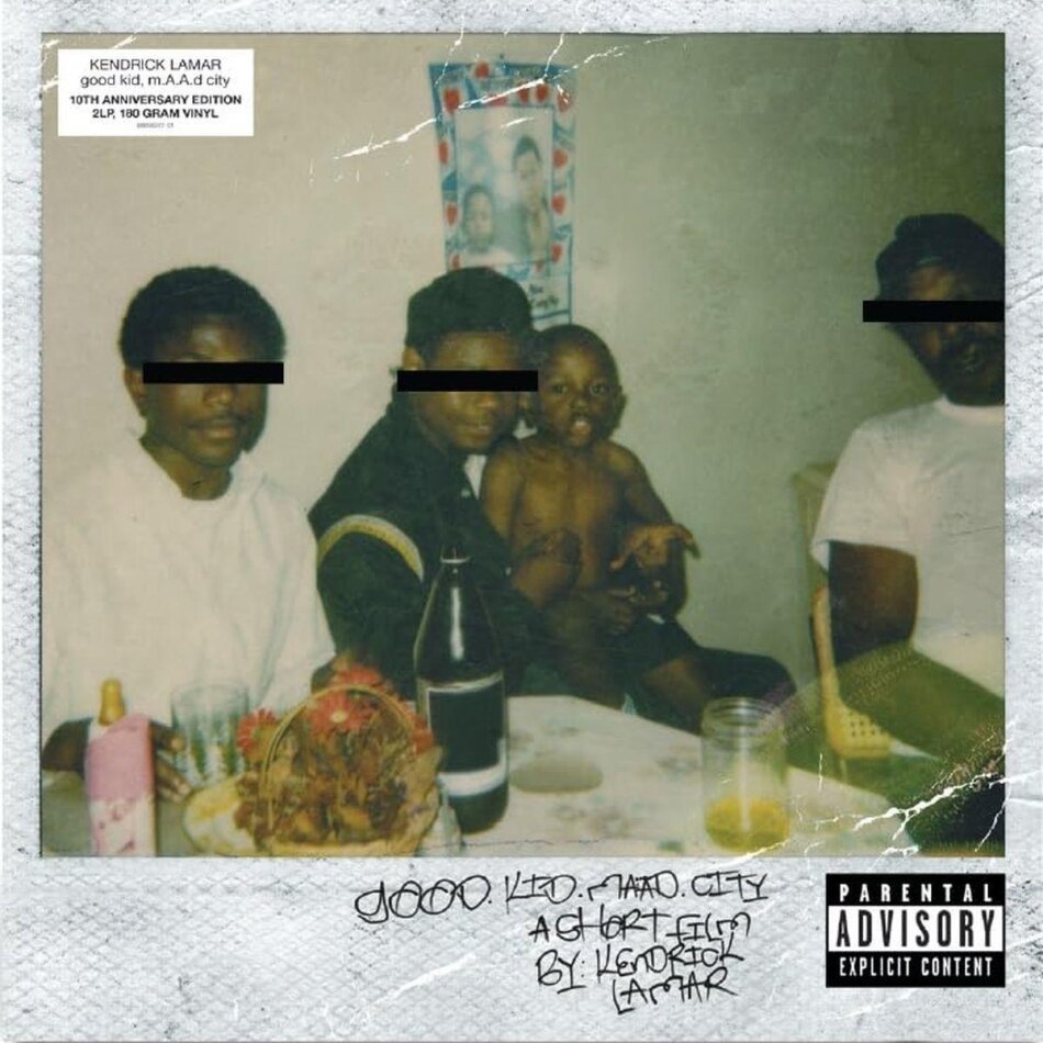 Kendrick Lamar - Good Kid: M.A.A.D City (Black/Clear Vinyl, LP)