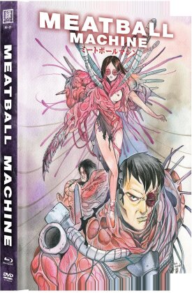 Meatball Machine (2005) (Cover B, Edizione Limitata, Mediabook, Uncut, Blu-ray + DVD)