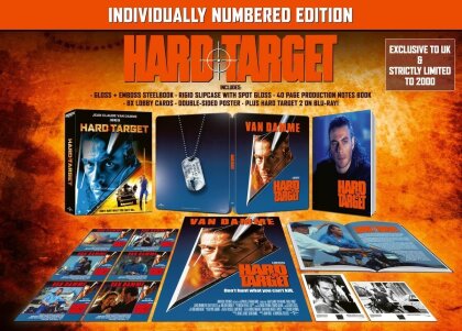 Hard Target (1993) (Premium Collector's Edition, Edizione Limitata, Steelbook, 4K Ultra HD + Blu-ray)