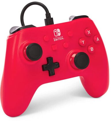Switch Controller wired raspberry red PowerA