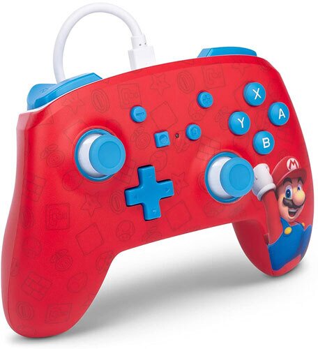 Power A Enhanced Wired Controller - Woohoo Mario