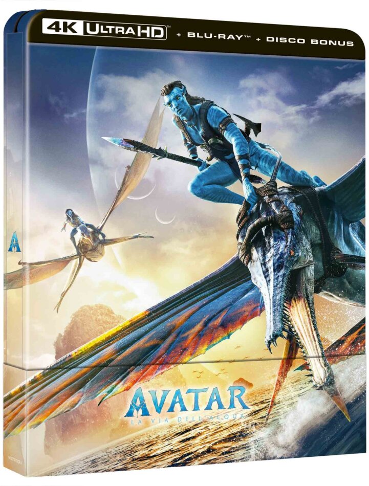 Avatar: La via dell'acqua - Avatar 2 (2022) (Limited Edition, Steelbook, 4K Ultra HD + 2 Blu-rays)
