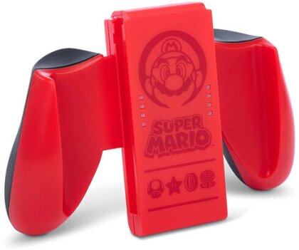 Switch Comfort Grip JoyCon Super Mario red PowerA