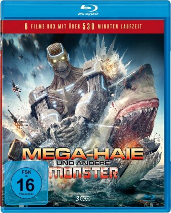 Mega-Haie und andere Monster - 6 Filme Box (3 Blu-rays)