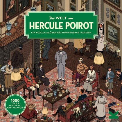 Die Welt von Hercule Poirot - 1000 Teile Puzzle
