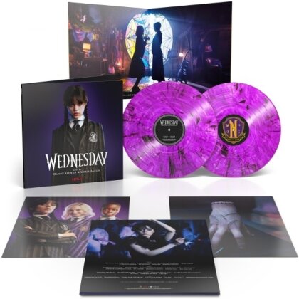 Danny Elfman & Chris Bacon - Wednesday - OST (Purple Goth with Smokey Shadow, 2 LPs)