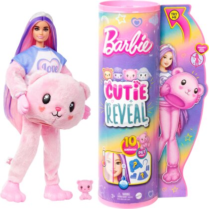 Barbie Cutie Reveal Cozy Cute Serie - Teddybär