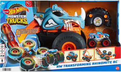 R/C Monster Trucks Transforming - Rhinomite. Hot Wheels.