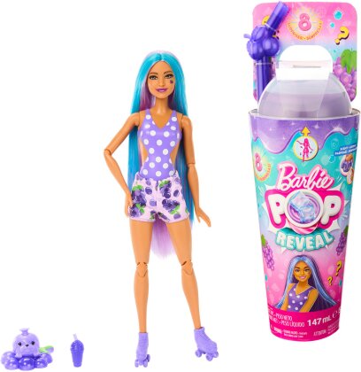 Pop Reveal Barbie Traubensaft - Puppe. Becher. Überraschungen.