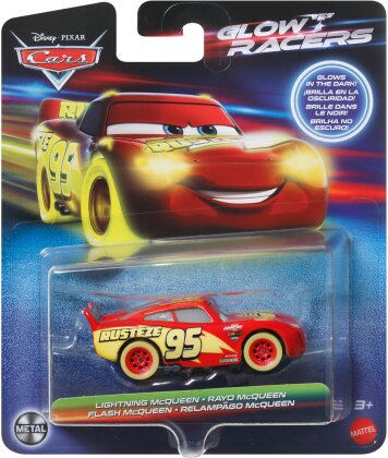 Cars Glow Racers Fahrzeuge ass. - Disney Pixar. 6-fach ass.. 1:55.