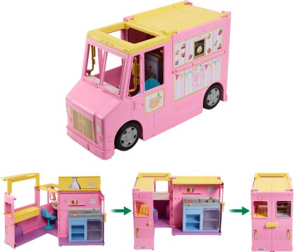 Barbie Strand-Limonadenwagen - ca. 26x44x18 cm. 25 Teile.
