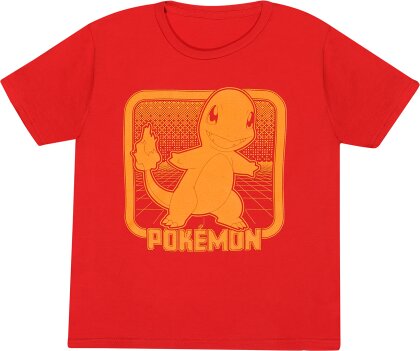 Pokemon: Retro Arcade Salamèche - T-Shirt Enfant 12-13 ans