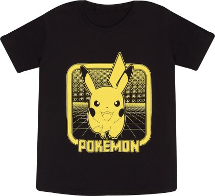 T-shirt - Pokemon - Retro Arcade - Pikachu - Enfant - 9-11 ans