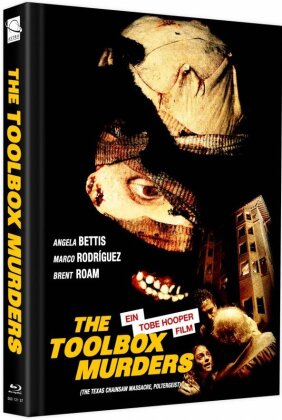 The Toolbox Murders (2004) (Cover B, Limited Edition, Mediabook, 2 Blu-rays + DVD)