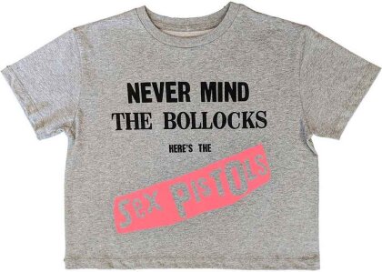 The Sex Pistols Ladies Crop Top - Never Mind The Bollocks Original Album