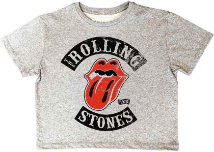 The Rolling Stones Ladies Crop Top - Tour '78