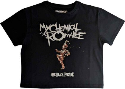 My Chemical Romance Ladies Crop Top - The Black Parade