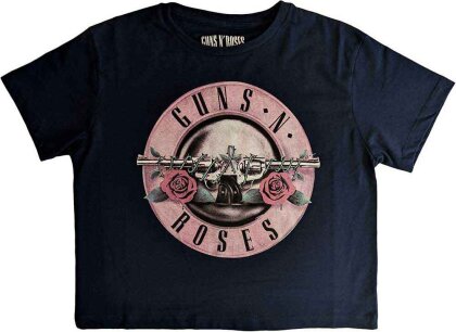 Guns N' Roses Ladies Crop Top - Classic Logo