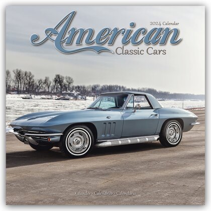 American Classic Cars - Amerikanische Oldtimer 2024 - 16-Monatskalender