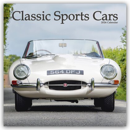 Classic Sports Cars - Sportwagen-Oldtimer 2024 - 16-Monatskalender