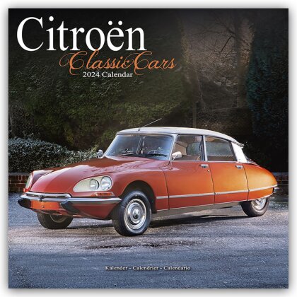 Citroën Classic Cars - Oldtimer von Citroën 2024 - 16-Monatskalender