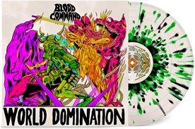 Blood Command - World Domination (Indie Exclusive, Clear With Black And Neon Green Vinyl, LP, LP)
