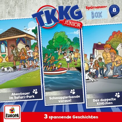 TKKG Junior - Spürnasen-Box 8 (Folgen 22,23,24) (3 CDs)