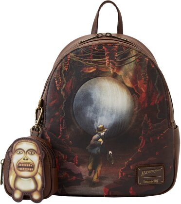 Loungefly: Universal Indiana Jones - Indiana Jones Raiders Mini Backpack With Coin Purse