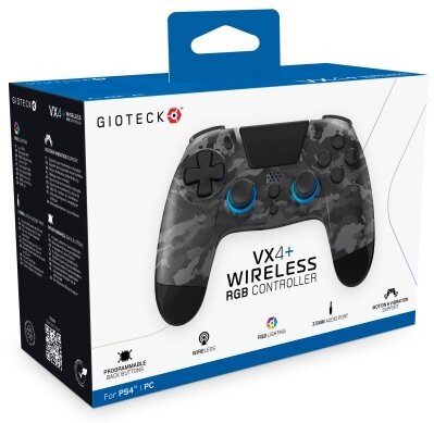Freemode - VX-4 Wireless Controller RGB for PS4, PC (Dark Camo)