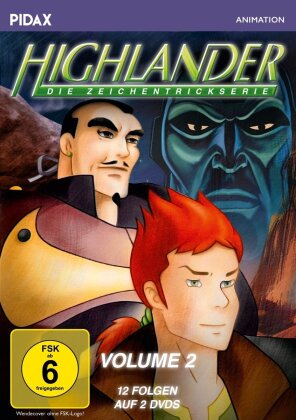 Highlander - Die Zeichentrickserie - Vol. 2 (Pidax Animation, 3 DVDs)