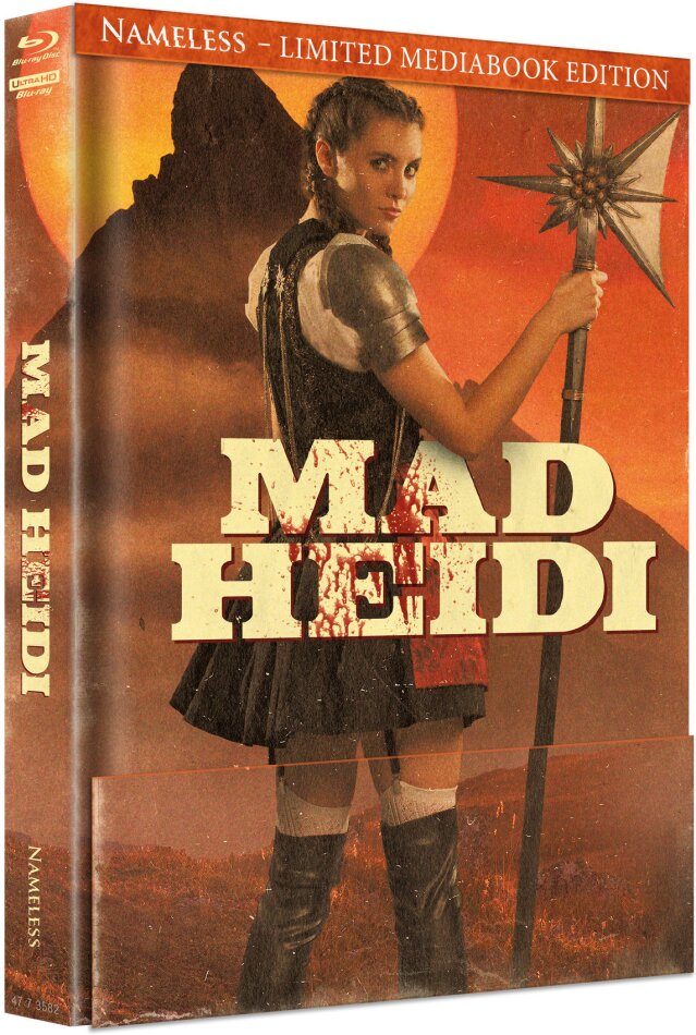 Mad Heidi (2022) (Cover B, Limited Edition, Mediabook, 4K Ultra HD + Blu-ray + CD)