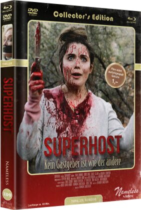 Superhost (2021) (Cover B, Collector's Edition, Limited Edition, Mediabook, Blu-ray + DVD)