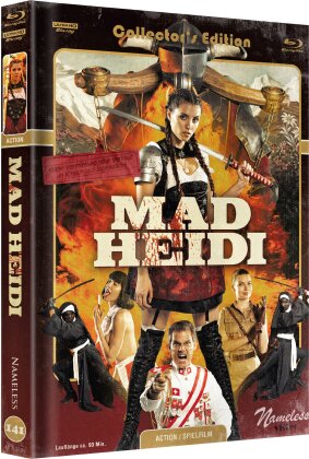 Mad Heidi (2022) (Cover C, Collector's Edition, Limited Edition, Mediabook, 4K Ultra HD + Blu-ray + CD)