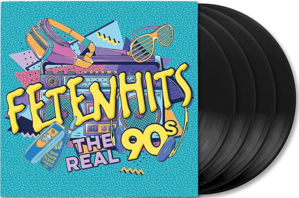Fetenhits – The Real 90’s (4 LPs)