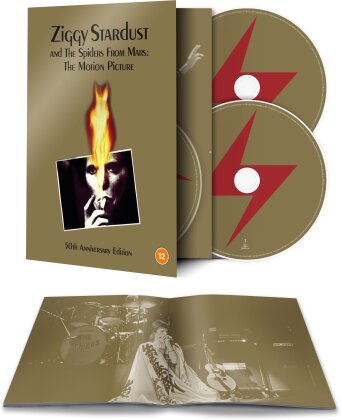 David Bowie - Ziggy Stardust And The Spiders From Mars - The Motion Picture - OST (2023 Reissue, Édition 50ème Anniversaire, 2 CD + Blu-ray)
