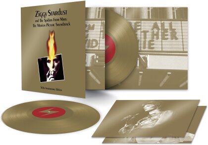 David Bowie - Ziggy Stardust And The Spiders From Mars - The Motion Picture - OST (2023 Reissue, 50th Anniversary Edition, Gold Colored Vinyl, 2 LPs)