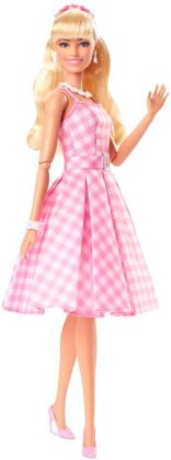 Barbie The Movie Puppe Barbie in Pink Gingham Dress