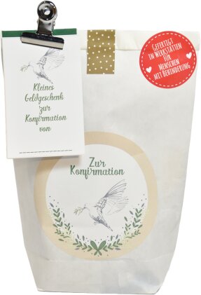 Wundertüte / Zur Konfirmation mit Geldumschlag