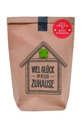 Wundertüte. Viel Glück im neuen Zuhause