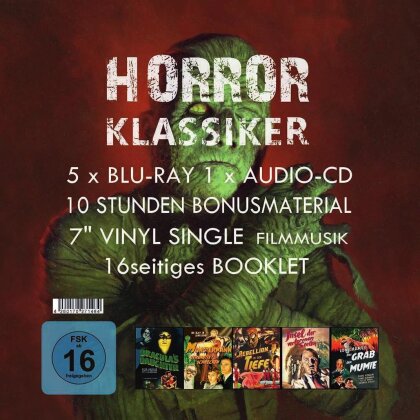 Horror Klassiker (Edizione Limitata, 5 Blu-ray + CD + 7" Single)