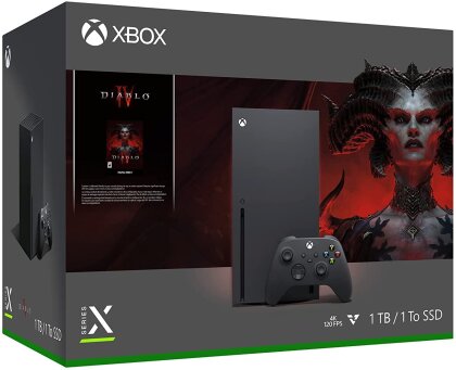 XBOX Series X Black 1TB SSD - Diablo IV Bundle