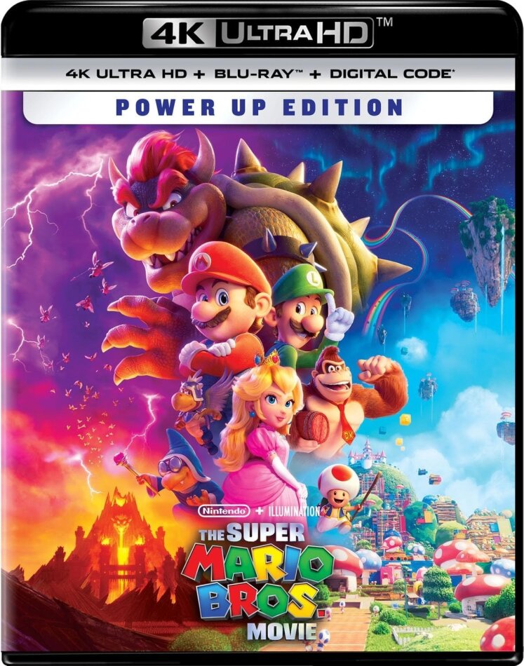 The Super Mario Bros. Movie (2023) (Power Up Edition, 4K Ultra HD + Blu-ray)