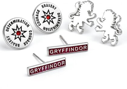 Harry Potter Gryffindor Ohrringe 3-teilig