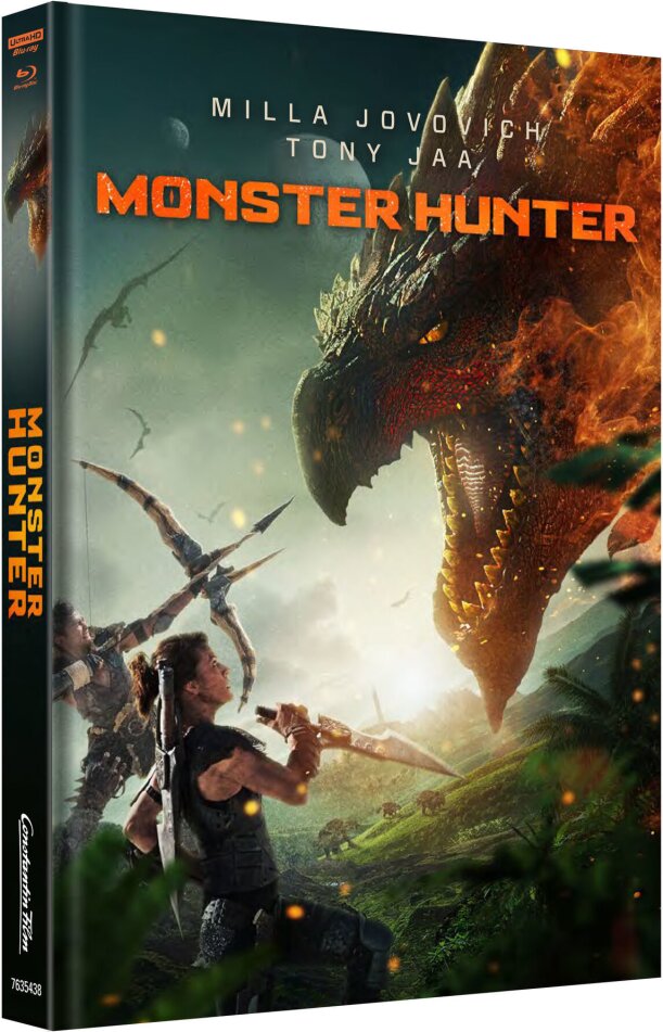 Monster Hunter (2020) (Cover B, Limited Edition, Mediabook, 4K Ultra HD + Blu-ray)
