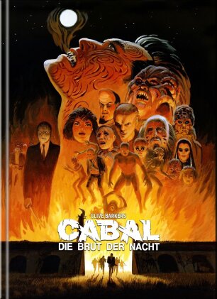Cabal - Die Brut der Nacht (1990) (Cover E, Director's Cut, Versione Cinema, Edizione Limitata, Mediabook, 2 Blu-ray + 2 DVD)